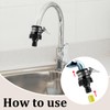 Indoor Tap-Hose Connector, Threadless Faucet Adaptor for 12-16mm Taps, Universal