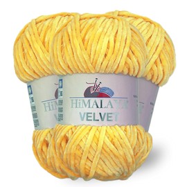 Himalaya Velvet, 3 Strands/Ball 100% Polyester Knitting Crochet Chenille Knitting Yarn Fluffy Yarn Clothes Baby Blankets Each Strand/Ball 100g 120m (90013)