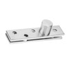 2 Pack 360 Degree Rotation Door Hinges, Stainless Steel Concealed