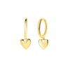 Tiny 14K Gold Plated 925 Sterling Silver Huggie Earrings with