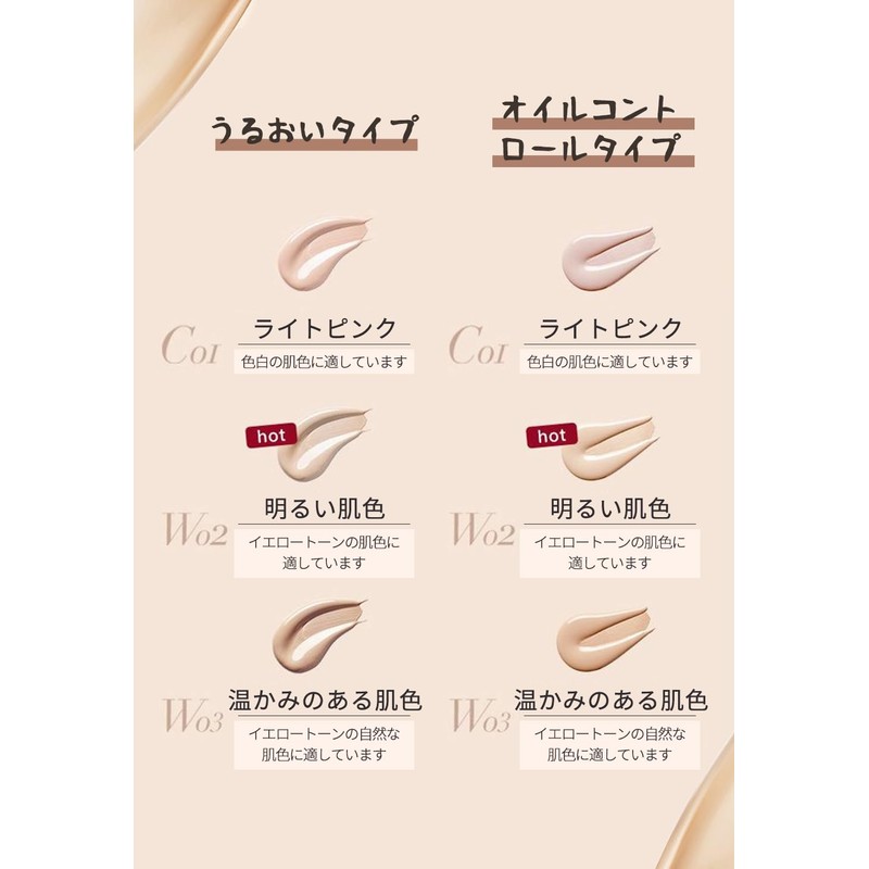 UODO Liquid Foundation, Glossy Skin, Foundation, High Coverage, For Oily