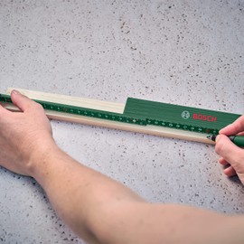 Bosch 2 m Scale (Robust, High Quality Ruler for Accurate Measuring in DIY Work; Fibreglass-Reinforced Nylon; Metric Scale; 10 Segments)