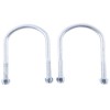 Chamixx 2X Heavy-Duty Leaf Spring U Bolts 1012180 1014902 Compatible