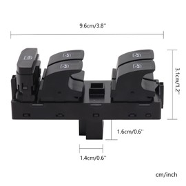 Electric Power Master Window Control Switch Driver Side 5G0959857B For Skoda Superb Octavia VW Golf MK7 Passat Tiguan SEAT Leon