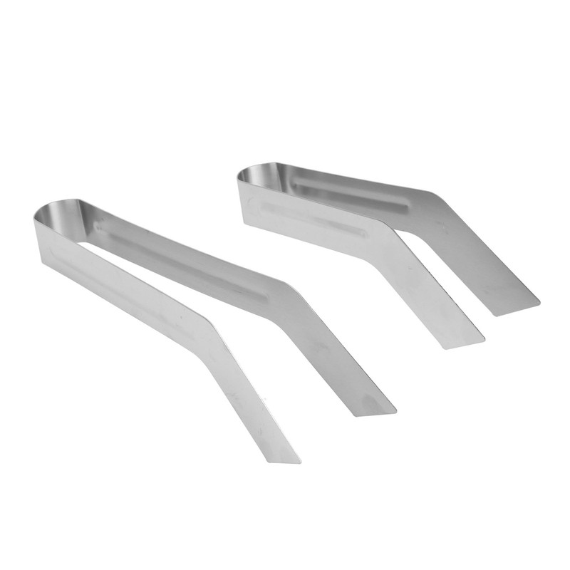 2pcs Stainless Steel Gardening Plants Transplant Tong Plant Remove Transplant