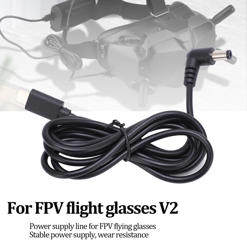 USB C Cable Glasses Power Cord for DJI FPV Flight