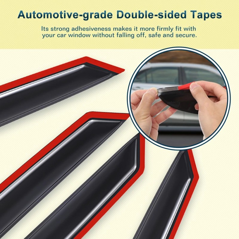 GEARZAAR For Hyundai Venue 2020-2024 Window Vent Visor Rain Guards
