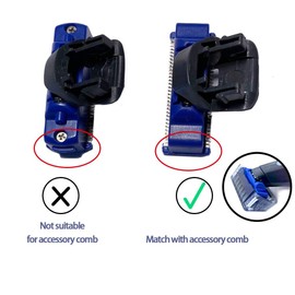 Replacement Shaver Comb for Men's Rechargeable Full Body Hair Trimmer and Groomer Solo Trimming Comb (3mm+Brush)