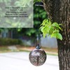 5.9in Solar Lantern Garden Garden LED Solar Hanging Lights Round