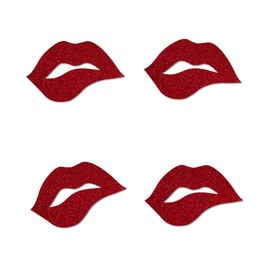 Red Lips Cut-outs, 12-Pack Table Topper Valentine’s Day Bachelorette Party Decorations
