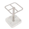 304 Stainless Steel Toothbrush Holder, Space Saving Toothpaste Storage Stand