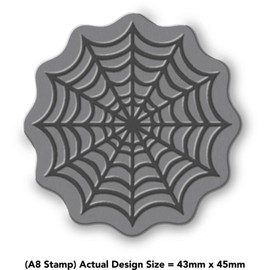 Azeeda 'Spinnennetz' Unmontierter Gummistempel - für Basteln, Scrapbooking und Kartengestaltung - Größe A8 (RS00062190)