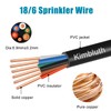 Kimbluth 18/6 Solid Sprinkler Wire 50FT 18 Gauge 6 Conductor