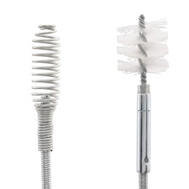 Gaona GA-KK011 Komoto Brush Pipe Cleaner, Silver, 9.8 ft (3 m) (Wire, Drain Pipe, Remove or Clean)