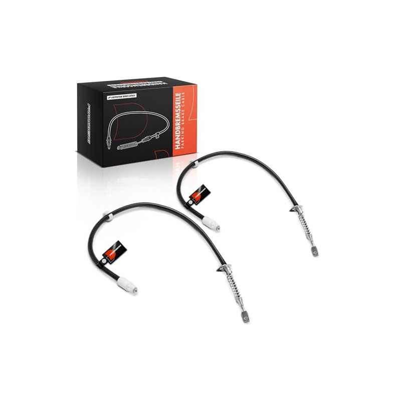 Frankberg 2 x Handbrake Cables Rear Left Right Compatible with