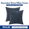 MIULEE Pack of 2 Navy Blue Throw Pillow Covers 18x18