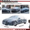 LEIFIDE 12 Pack 12.55 x 21.7ft Universal Plastic Disposable Clear