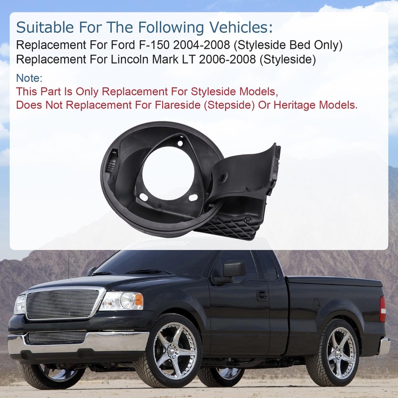 JDMSPEED New Fuel Filler Gas Cap Door Lid Housing 4L3Z9927936BA