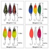 Trout Fishing Spoon Lure Set Single Hook Trout Lures Hard