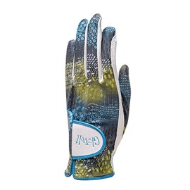 Glove It G4051L Guantes de Cuero Cabretta Suave, protección contra Espectro UV para Mujer, Laguna, Large