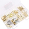 200 Pieces Picture Frames Hanging Hooks Set,Medium Photos Hangers Assortment