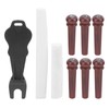 Guitar Bridge Pin Pegs Puller Cocobolo Wood Stringed Instrument Accessories