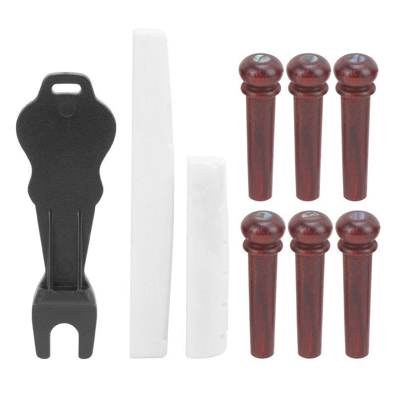 Guitar Bridge Pin Pegs Puller Cocobolo Wood Stringed Instrument Accessories