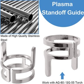 EATBALE AG60 SG55 Plasma Standoff Guide fit CUT50 CUT50D Cut50DP Cut60 LGK60 Two Point StandOff Plasma Cutter AG60 SG55 Plasma Cutting Torch Accessories (4 Pack)