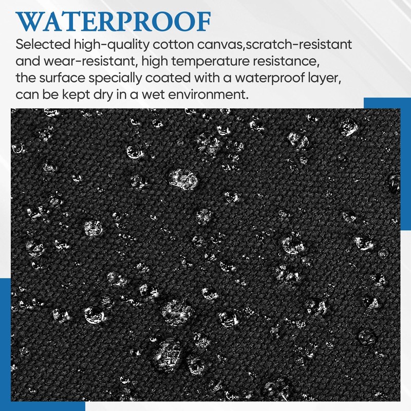 Canvas Repair Patch 5.5 x 8 Inches 6Pcs Self-Adhesive Waterproof