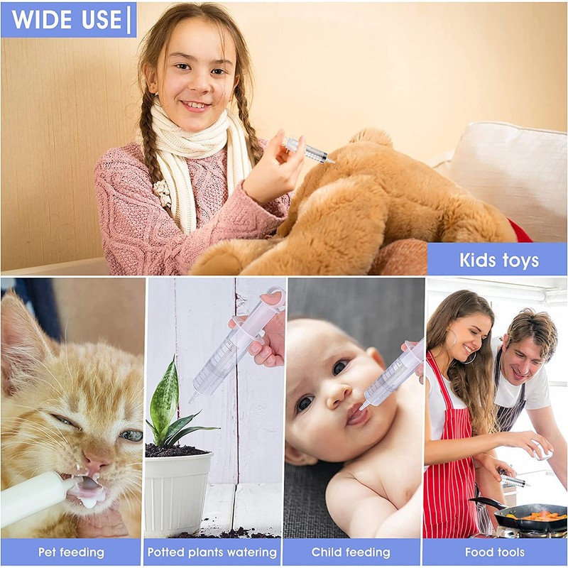 350ml Syringe Tube Reusable Large Capacity Plastic Syringe with Tube