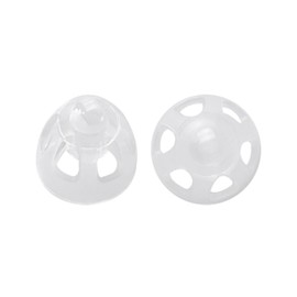 ANCLLO Hearing Aid Domes for Oticon Replacement Parts, Oticon Minifit Bass Domes with Open Vent (8mm/2pcs), Universal Domes for Oticon Hearing Aid Accessories