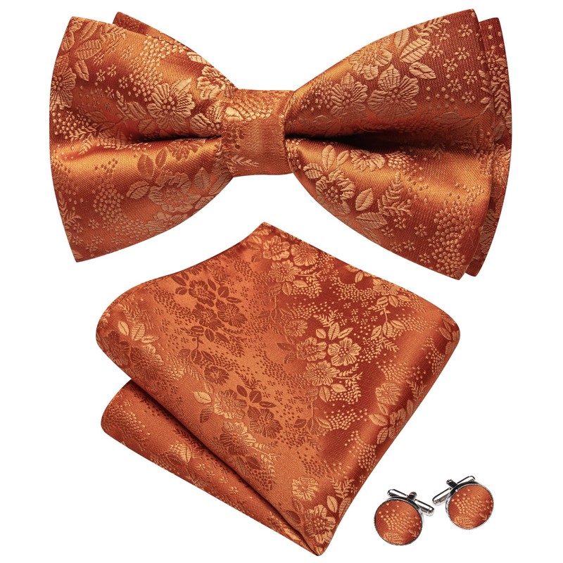 Barry.Wang Royal Blue Bow Ties for Men Pre-tied Bow Tie