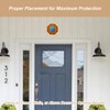 NIIIYTYB 2Pcs Bagua Mirror for Feng Shui 4 Inch Outdoor