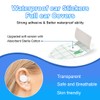 IBXWMNG 80 x Baby Ear Waterproof Stickers, Ultra Thin Transparent