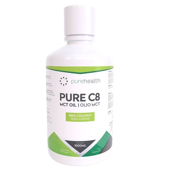 Pure Health Pure Health C8 MCT Oil, Premium 100% Coconut