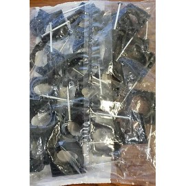 SIOUX STRAP 551-4 1'' CTS Poly Full Clamp With Nail ~ 25 COUNT