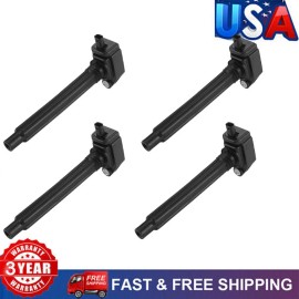 Unbranded 4x Ignition Coil Pack UF751 for Jeep Cherokee Compass Renegade, Fiat 500X Dodge