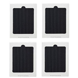 Refrigerator Air Filter Replacement Set of 4, Activated-Carbon Air Filter Activated, Fits for Frigidaire PAULTRA Pure Air Ultra & Electrolux EAFCBF 242047801,242061001,7241754001