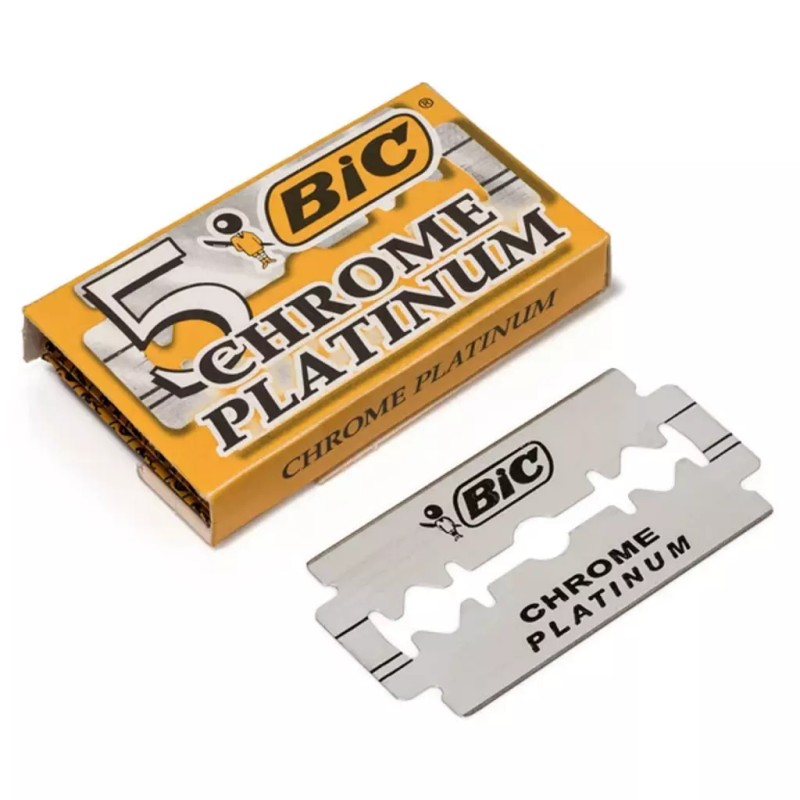 BIC 100 count BIC Chrome Platinum Double Edge Safety Razor