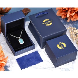 Genuine Turquoise Necklace 925 Sterling Silver Celtic Knot Necklace Vintage Western Nature Gemstone Real Turquoise Jewelry for Women