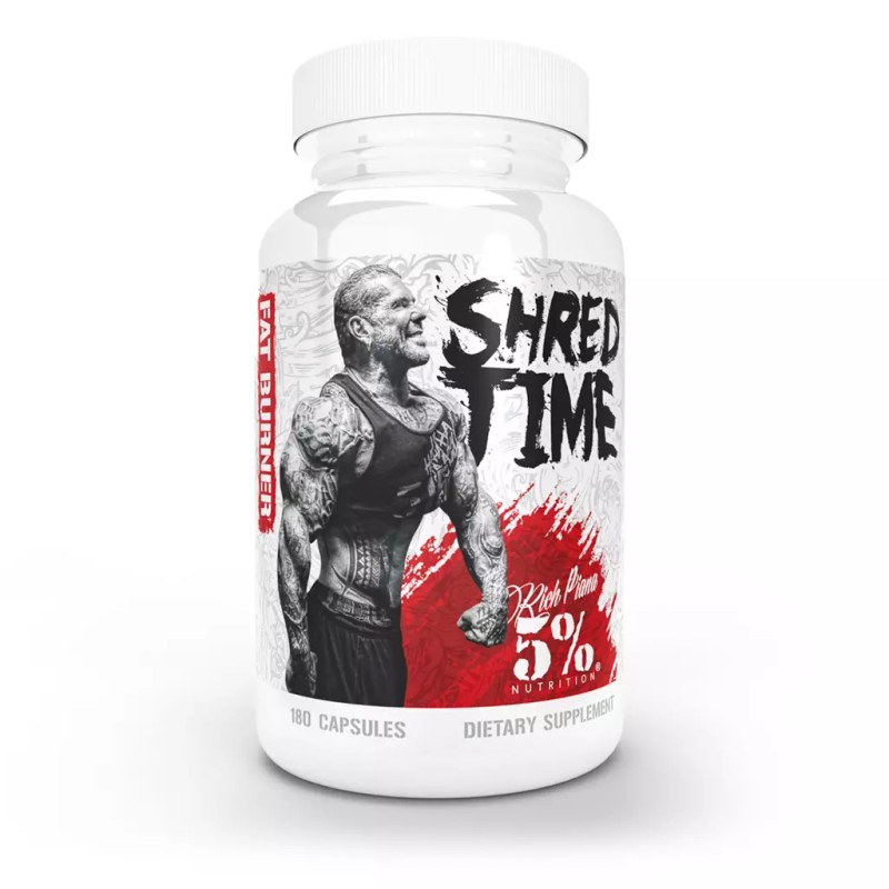 5% Nutrition SHRED TIME 180 capsules