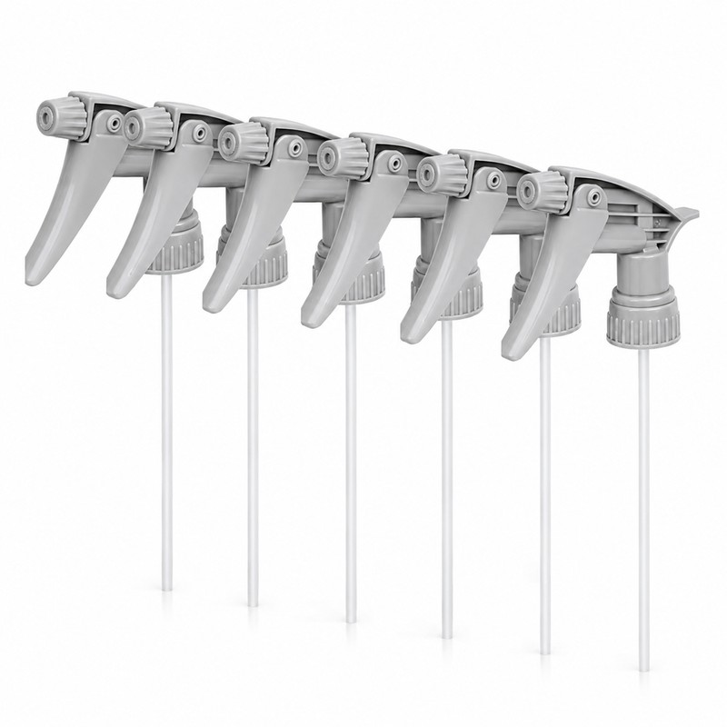 Heavy-Duty Trigger Sprayer Heads for Auto Detailing – 6-Pack Adjustable