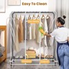 ZWMYF Dustproof Clothes Rail Cover Storage Bag 150 x 50