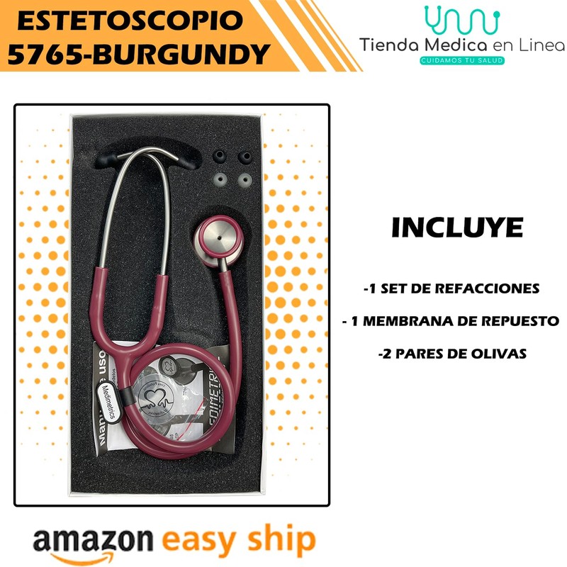 MEDIMETRICS - Estetoscopio 5765 DR 2 Pro Doble Campana Aluminio