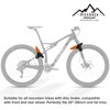 NICEDACK Bike Fender, Adjustable MTB Mud Guard, Front and Rear