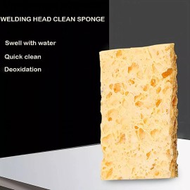 Unbranded 10Pcs Yellow Cleaning Sponge Cleaner for Electric Soldering Iron