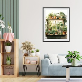 TOSTOG Diamond Painting for Adults Beginners, Potted Plant 5D Diamond Painting Kits Pictures DIY Full Drill Diamond Painting Set 30 x 40 cm for Wall Decoration