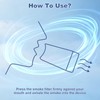 Personal Air Purifier, Reusable Up to 500 Uses with Replaceable
