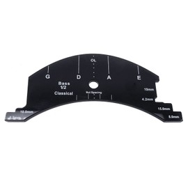 TUOREN 1/2 Size Double Bass Bridge Fingerboard Template Repair Reference Tool Upright Bass Making Tools