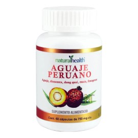 Aguaje Peruano 60 Cápsulas de 750 mg c/u Naturalhealth